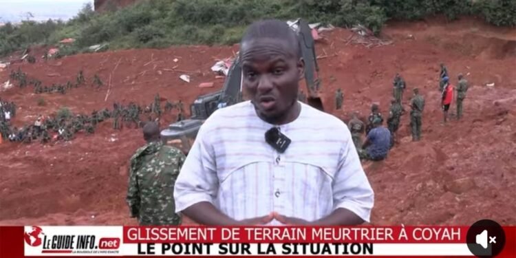 Coyah : le journaliste Mamoudou Boulléré Diallo interpellé sur le site du glissement