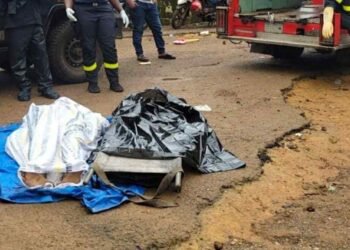 Conakry : un motard et sa passagère emportés par les eaux à Dabondy École