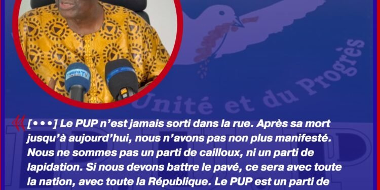 Manifestations annoncées des FVG : le PUP se désolidarise et prône le dialogue