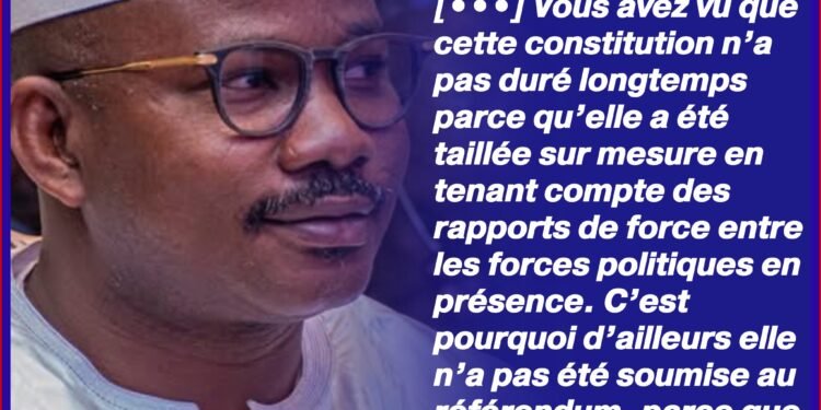 Guinée : Dr Dansa Kourouma explique pourquoi la Constitution de 2010 n’a pas duré