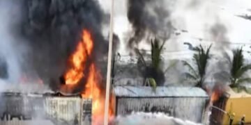 Incendie aux abords du camp Samory : le BQG assure  que « la situation est sous contrôle »,