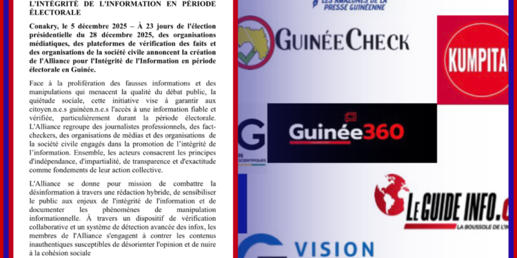 Guinée : naissance d’une alliance pour l’intégrité de l’information en période électorale