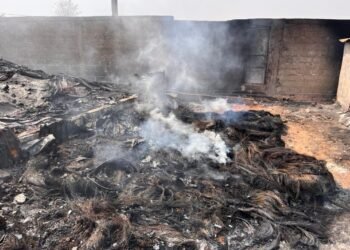 Kagbelen : une usine de couches ravagée par un incendie